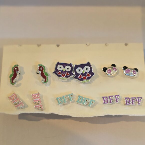 Other - Adorable! Girls Earrings - 6 pairs